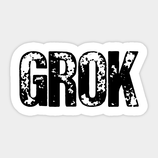 Grok Sticker by TeeNoir